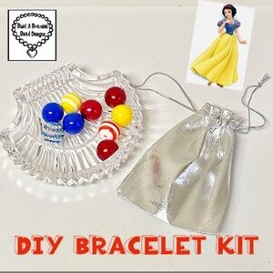 Disney Princess Snow White DIY Bracelet Making Bubblegum Bead Kit